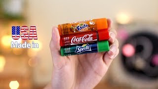 SON AMAZON LIP SMACKER Coca Cola Fanta Sprite Made In USA 💄🇺🇸 [upl. by Milinda]