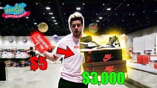 Trading a 5 Supreme Sticker to 3000 in Sneakers Sneakercon Bay Area  Ep6 [upl. by Hahcim418]