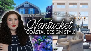 How to give your home NANTUCKET summer vibes  East Coast Chic home decor  Coastal Interior Design [upl. by Flynn484]