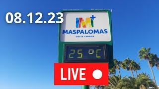 🔴🌡️LIVE Gran Canaria Playa del Ingles 081223 Weather Today Wetter Heute [upl. by Noraf606]