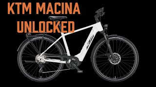 KTM Macina Sport 720  How To Remove 25kmh Limit [upl. by Nailil]