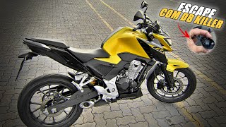 Cb 300f TWISTER de Escape ESPORTIVO com DB KILLER Disarsz [upl. by Yras]