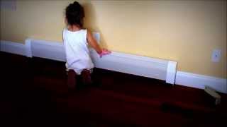 Baseboarders®  Installation By A Four Year Old [upl. by Mloc]