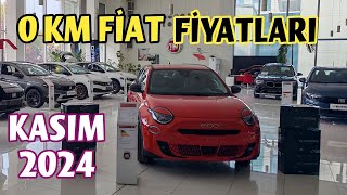 0 KM FİAT FİYAT LİSTESİ  Kasım 2024  Sıfır Fiat Egea Sedan Egea Cross 600 ve 500 Fiyatları [upl. by Suilmann]