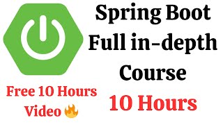 Spring Boot Full Course  Learn Spring Boot in 10 Hours RameshFadatare [upl. by Arehsat587]