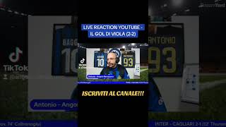 ESTRATTO DALLA LIVE REACTION❗️inter seriea youtube shorts youtubeshorts [upl. by Buchalter]