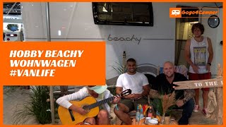 Der neue EinsteigerWohnwagen Hobby Beachy 360 420 450 im VANLIVE Stil Vorstellung Caravan Salon [upl. by Vicky197]