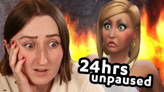 I left The Sims unpaused for 24 HOURS STRAIGHT [upl. by Lifton]