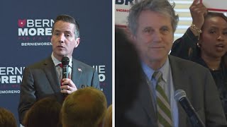 Sherrod Brown vs Bernie Moreno in Ohio US Senate race [upl. by Ivo]