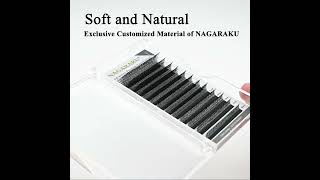 NAGARAKU 5D W Shape Eyelash Extension [upl. by Atteuqaj]