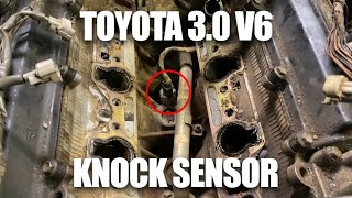 Knock Sensor Replacement How To  Toyota 4Runner Pickup 30 3VZE Intake Manifold Removal [upl. by Htebirol]