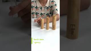 How to refill bamboo perfume atomizer [upl. by Olegnaid]