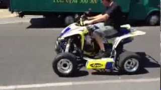 Suzuki ltz400 superbike conversion GSXR 750 Road legal quad bike [upl. by Duck]