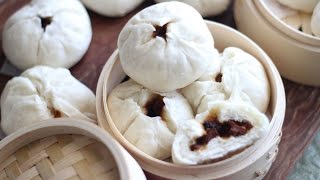 BBQ Pork Steamed Buns Banh Bao Nhan Xa Xiu Char Siu Bao Recipe 叉燒包 恭喜发财 [upl. by Akenahc577]