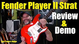 Fender Player II Stratocaster  Review amp Demo  Coral Red [upl. by Rickart]