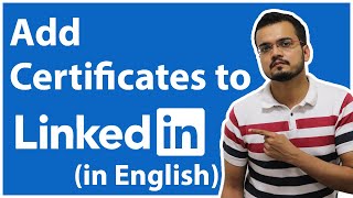 How to add certificates to your LinkedIn profile [upl. by Livvi659]