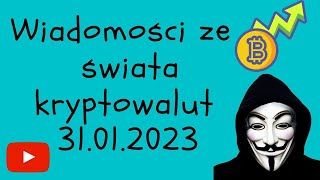 Wiadomości ze świata kryptowalut 31012023 czy Bitcoin wróci do 12000 [upl. by Verbenia]