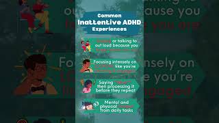 Common Inattentive ADHD Experiences [upl. by Anaeerb]