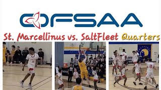 St Marcellinus vs Saltfleet Qrt  OFSAA Senior Boys Basketball Championships  March 5th 2024 [upl. by Durham]