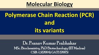 Polymerase Chain Reaction PCR and its variants [upl. by Wade]