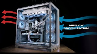 Insane 14 FANs airflow PC build Lian Li O11 EVO XL [upl. by Judith]