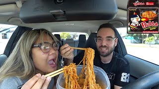 Extreme Spicy Buldak Chicken Ramen Noodle Challenge [upl. by Tiphanie18]