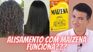 PROGRESSIVA CASEIRA COM MAIZENA… funciona de verdade [upl. by Yoo]