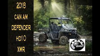 2018 CanAm Defender HD10 XMR canam sidexside workhorse trailriding [upl. by Linea945]