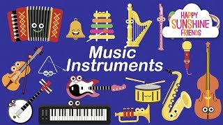 Music Instruments kids learning  Kids Find Instruments [upl. by Salmon]