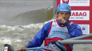 Jiří Prskavec CZE  Final K1M  2016 ECA Canoe Slalom European Championships [upl. by Keli]