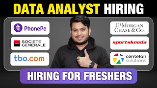 Data Analyst Hiring for Freshers  Data Analyst Job Updates  Top VarSity [upl. by Lua]