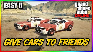 GTA 5 GIVE CARS TO FRIENDS GLITCH 168 GC2F GTA 5 TRADE CARS GLITCH XBOXPS4 [upl. by Notniw]