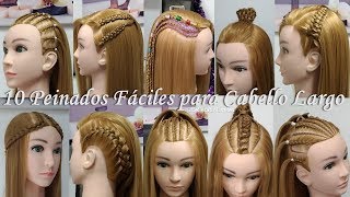 10 Peinados Fáciles para Cabello Largo by Belleza sin Limites [upl. by Suez]