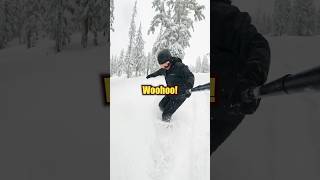 FUN POWDER DAY snowboarding snow [upl. by Natanoj]