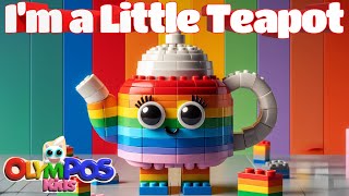 i am a little teapot rhymes  POPULAR NURSERY RHYMES  Best Kids Song  toddler Song [upl. by Nirek]