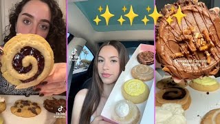 Crumbl Cookies Mukbang  Tiktok Compilation [upl. by Ralf678]