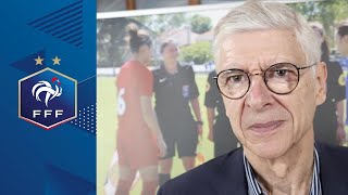 20es Journées de lArbitrage La Poste  Arsène Wenger auprès des jeunes I FFF 2021 [upl. by Enened670]