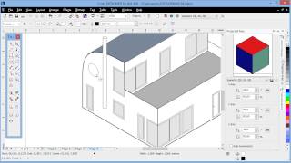 Isometric drawing tools in Corel DESIGNER [upl. by Calley]