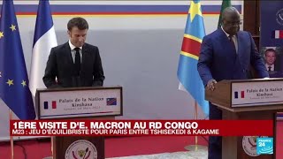 REPLAY  Conférence de presse conjointe dEmmanuel Macron et Félix Tshisekedi • FRANCE 24 [upl. by Nanaj]