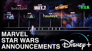 Disney MarvelStar Wars Obi Wan reveals from D23 Expo 2019 Announcement footage [upl. by Gerbold41]