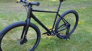 CUBE Hyde Pro black white Modell 2016 Urban City Bike [upl. by Ulrikaumeko]