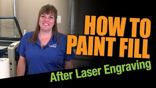 How to Paint Fill Wood that has been Laser Engraved [upl. by Broddy444]