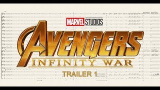 Partitura The Avengers Infinity War Trailer 1 Sheet Music [upl. by Aikan]