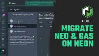 How to migrate NEO amp GAS tokens to Neo N3 using Neon Wallet [upl. by Atiuqaj882]