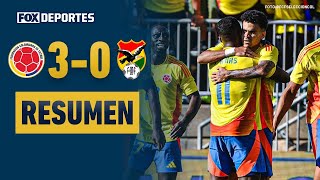 😎 LA AUTORIDAD COLOMBIANA  Colombia 30 Bolivia  HIGHLIGHTS  Amistoso Internacional [upl. by Chessy612]