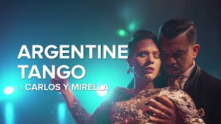 Argentine Tango Dance Video  Carlos Y Mirella DanceNomads [upl. by Redneval]