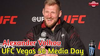 UFC Vegas 56 Alexander Volkov Reveals Origin Of Drago Nickname [upl. by Kajdan]