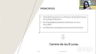 PONENCIA 5 PSICOTERAPIA CÍCLICA METODOLOGÍA TERAPÉUTICA DE LA CICLICIDAD FEMENINA MARIHA PROAÑO [upl. by Annahvas]