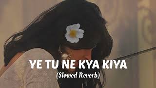 YE TU NE KYA KIYA  Slowed amp Reverbyoutube song lofi 10M views [upl. by Maurits]