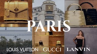 PARIS LOUIS VUITTON 202425 New winter bags collection shoes clothes GUCCI  LANVIN [upl. by Brian]